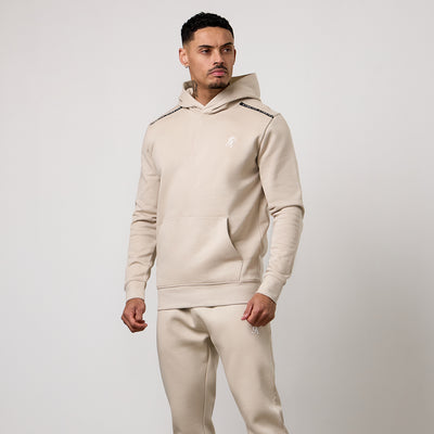 Gym King Taped Fleece Tracksuit - Light Stone