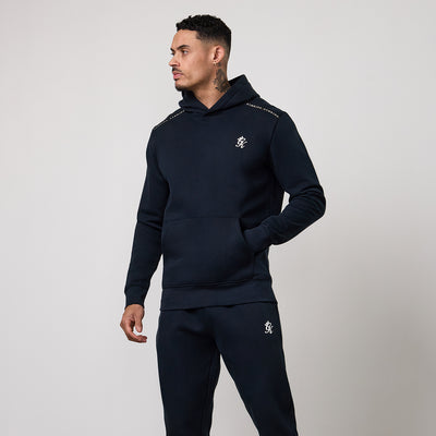 Gym King Taped Fleece Tracksuit - Navy