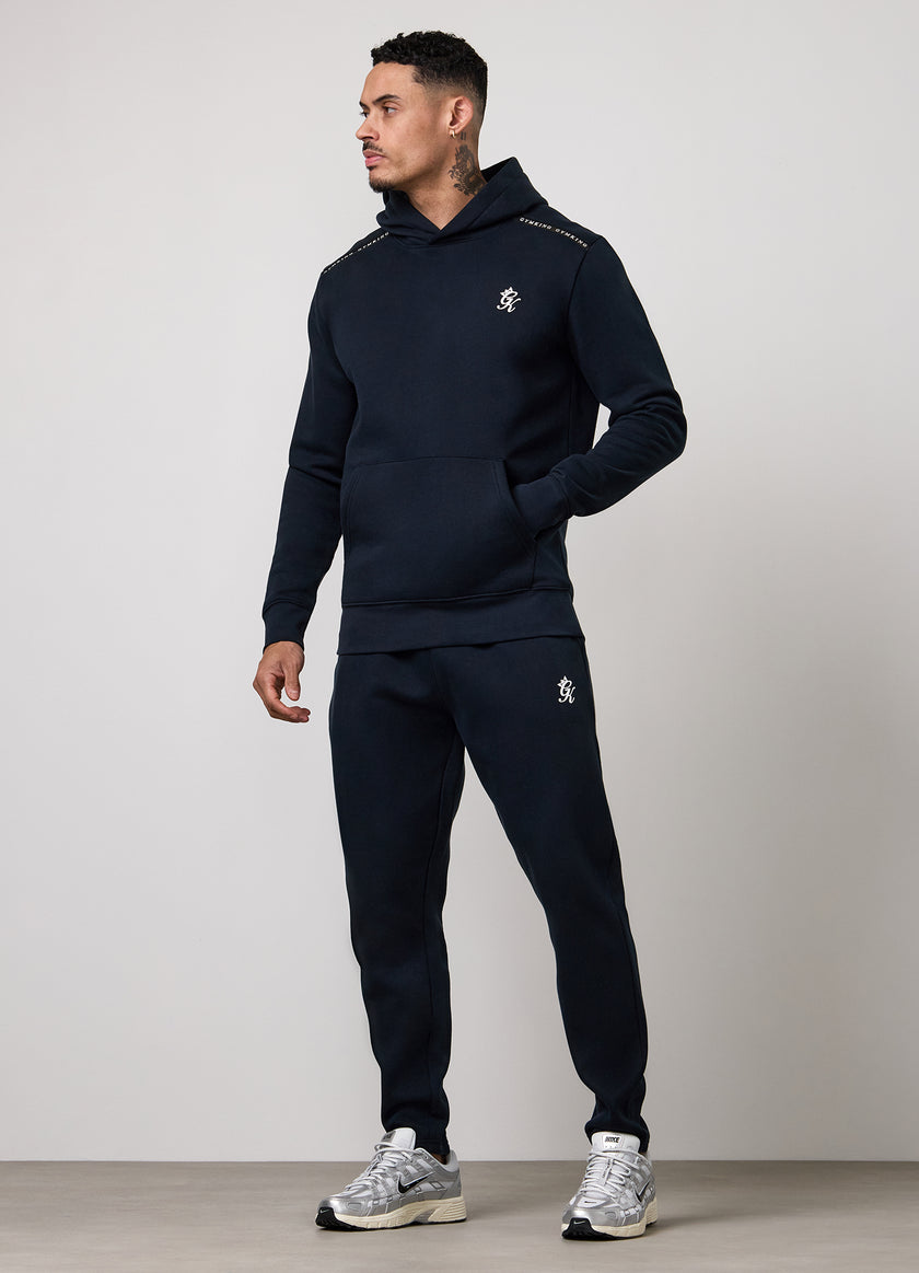Gym King Taped Fleece Tracksuit - Navy