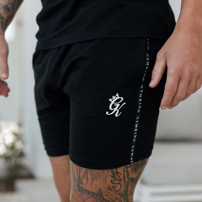 Gym King Taped Jersey Short - Black