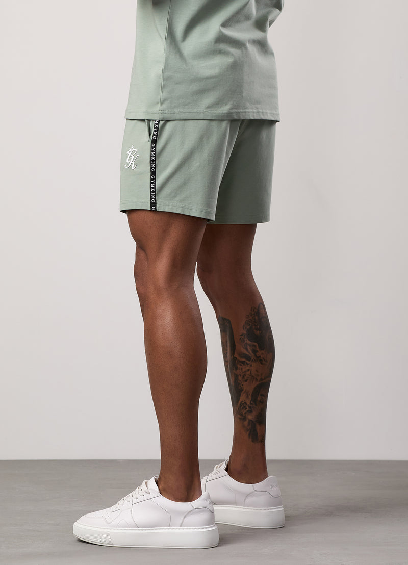 Gym King Taped Jersey Short - Frosted Sage