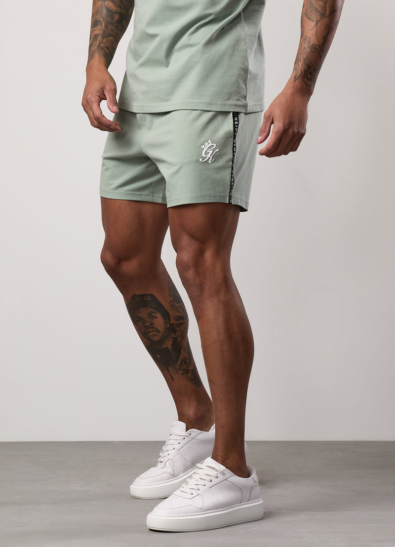 Gym King Taped Jersey Short - Frosted Sage