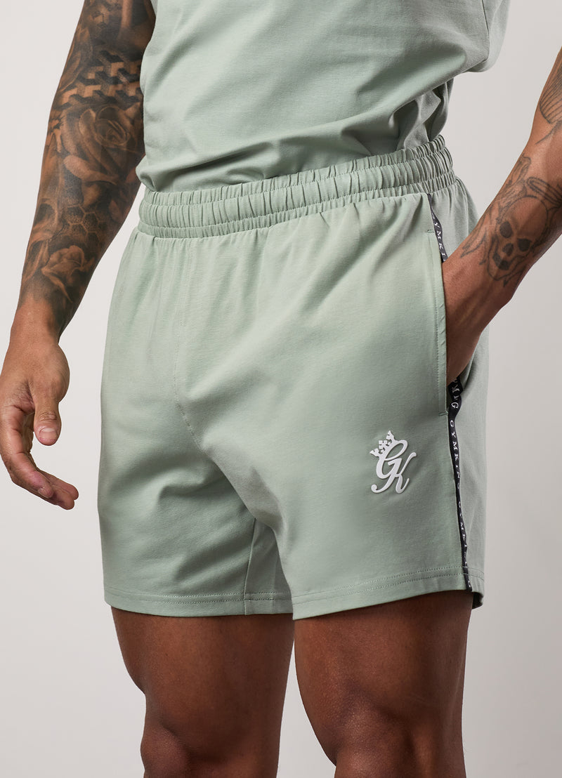 Gym King Taped Jersey Short - Frosted Sage