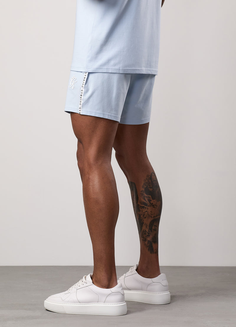 Gym King Taped Jersey Short - Sky Blue