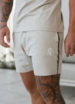 Gym King Taped Jersey Short - Light Stone thumbnail