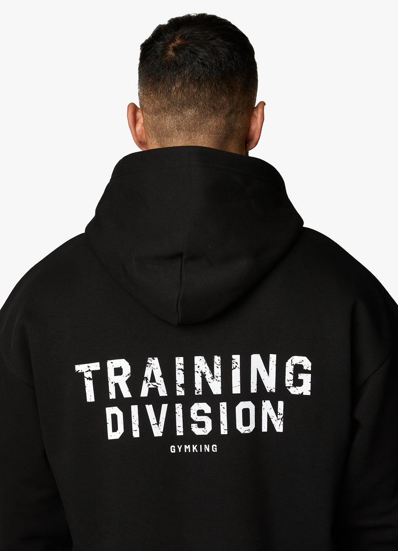 Gym King Training Division Hood - Black/White