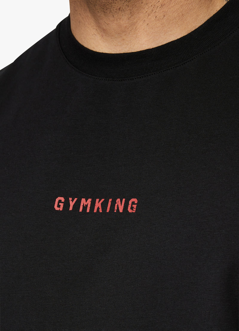 Gym King Training Division Tank - Black/Red