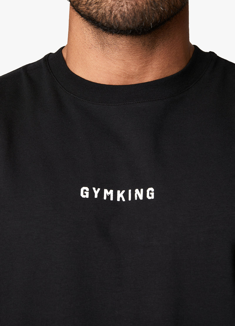 Gym King Training Division Tank - Black/White