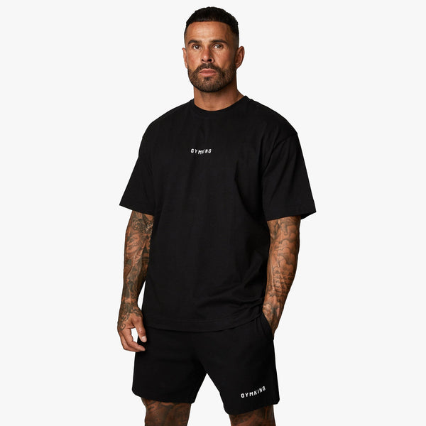Gym King Training Division Tee - Black/White