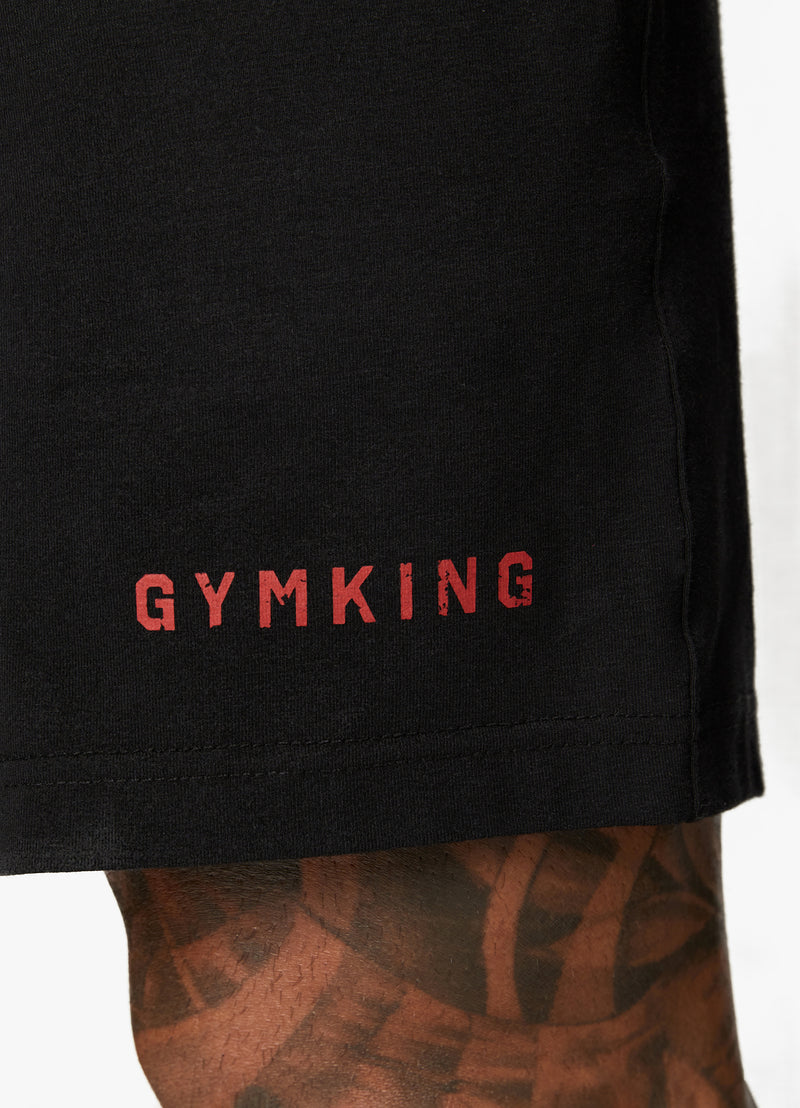 Gym King Training Division Short - Black/Red