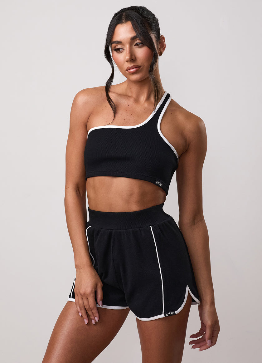Team GKW Rib Bralette - Black