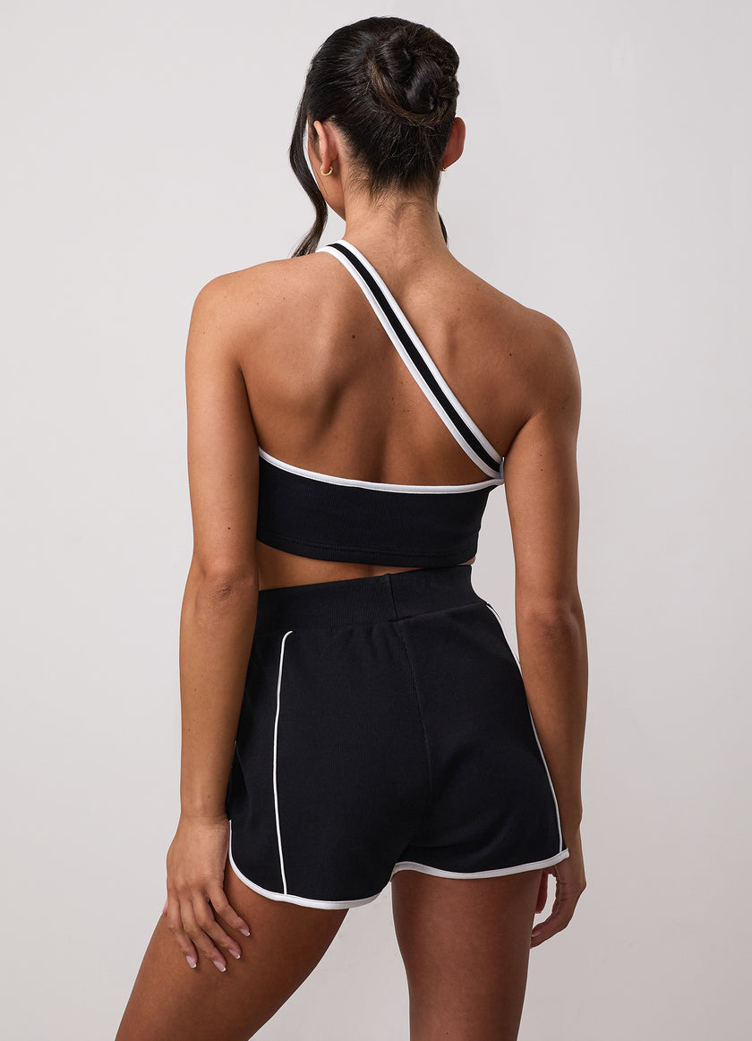 Team GKW Rib Bralette - Black