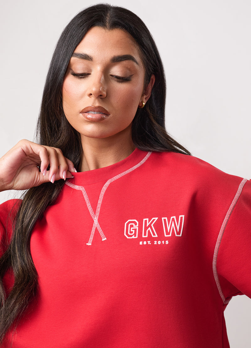 Team GKW Rib Collar Tee - Salsa