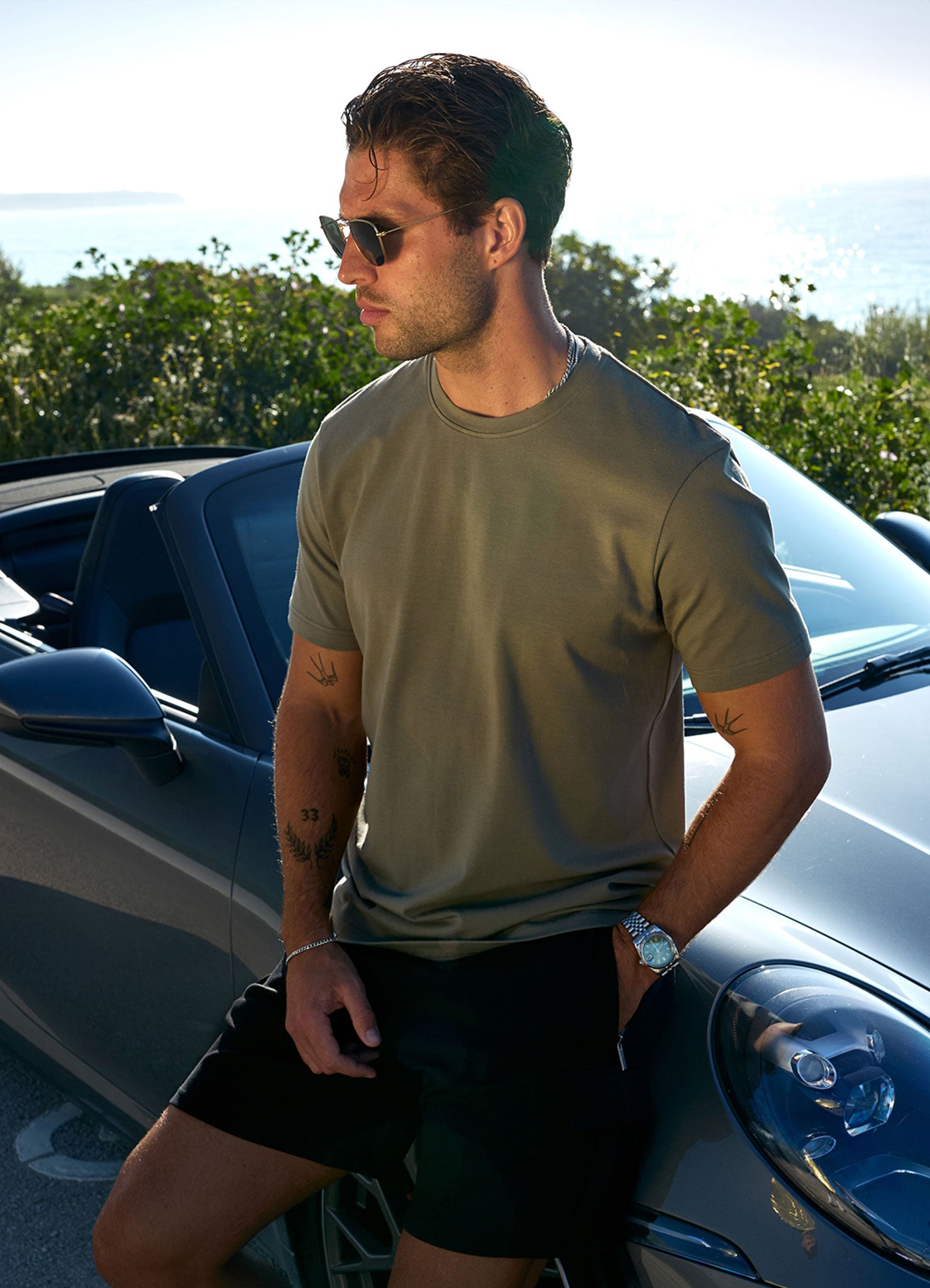 Gym King Signature Tee - Olive