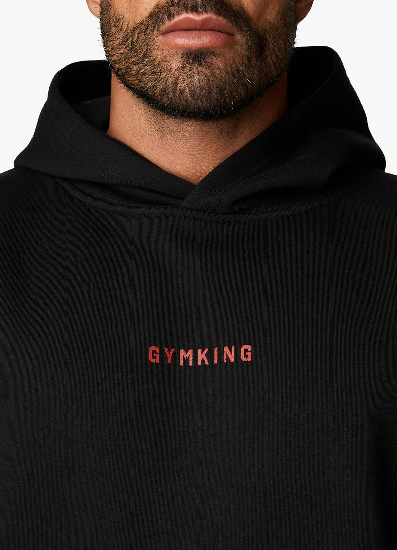 Gym King Training Division Hood - Black/Red
