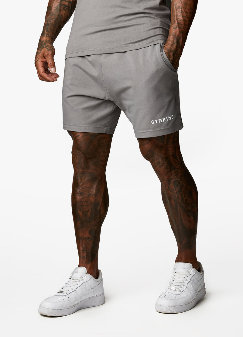 Gym King Training Division Short - Grey/White