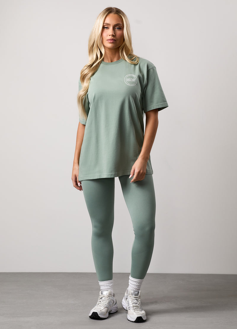 Gym King Transform Boyfriend Tee - Soft Sage