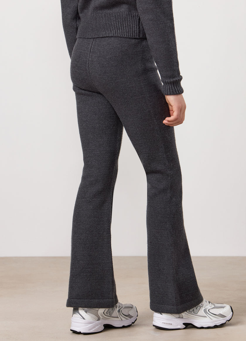 Gym King Kids True Knit Trouser - Charcoal