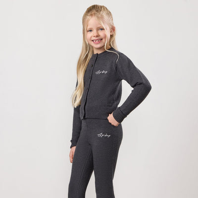 Gym King Kids True Knit Set - Charcoal