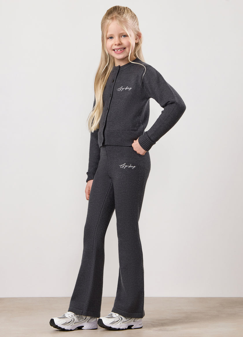 Gym King Kids True Knit Set - Charcoal