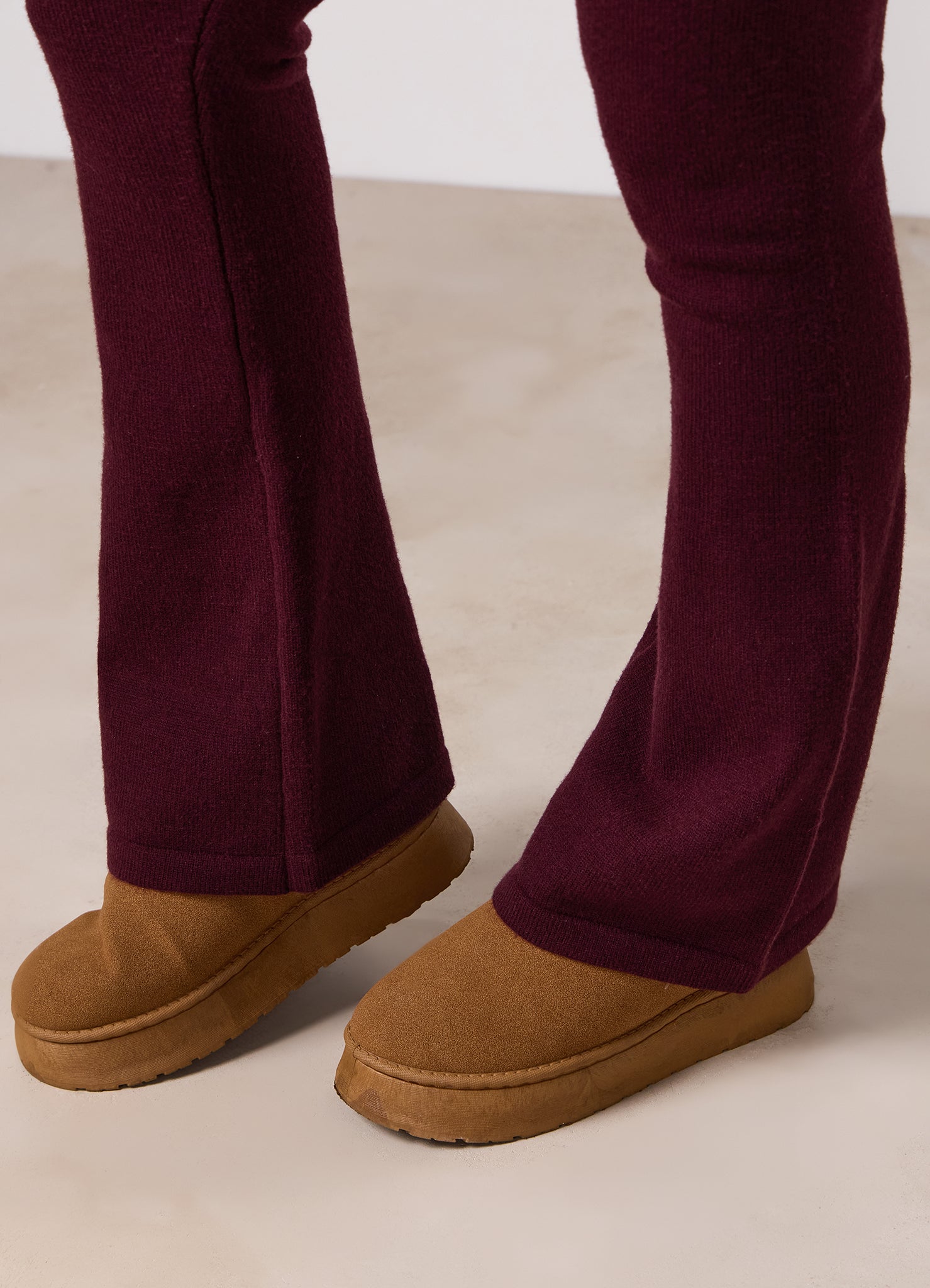 Gym King True Knit Trouser - Dark Cherry