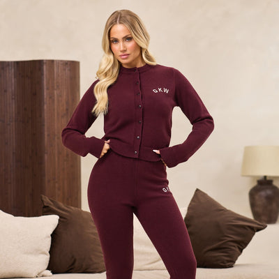 Gym King True Knit Set - Dark Cherry