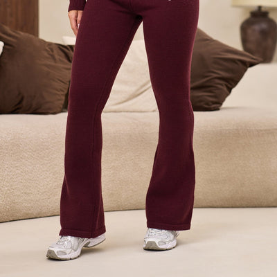 Gym King True Knit Trouser - Dark Cherry