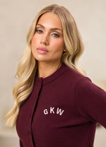 Gym King True Knit Set - Dark Cherry