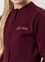 Gym King Kids True Knit Set - Deep Cherry