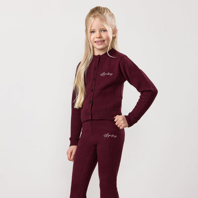 Gym King Kids True Knit Set - Deep Cherry