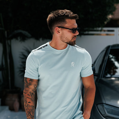 Gym King Taped Jersey Tee - Dusky Mint