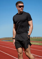 Gym King Rebellion Echo AOP Tee - Black thumbnail