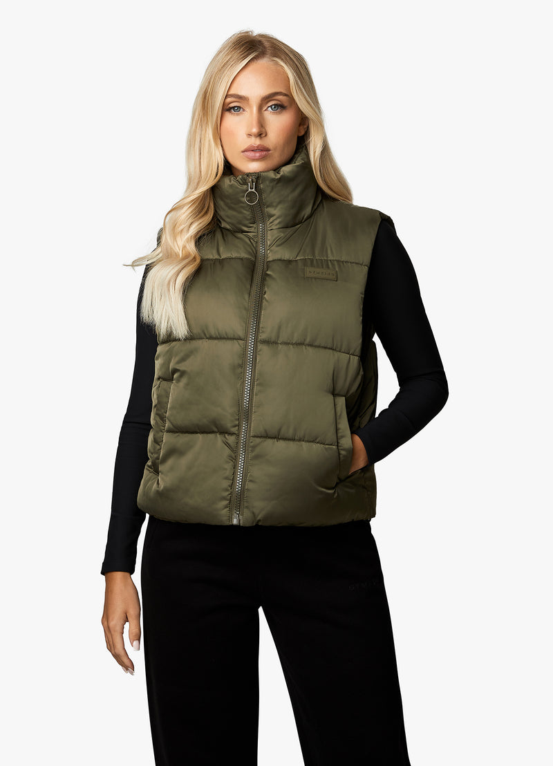 Gym King Ultra Gilet - Irridescent Khaki