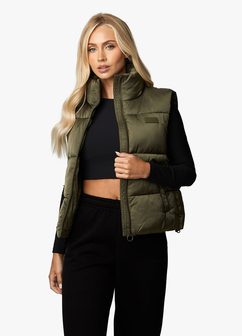 Gym King Ultra Gilet - Irridescent Khaki