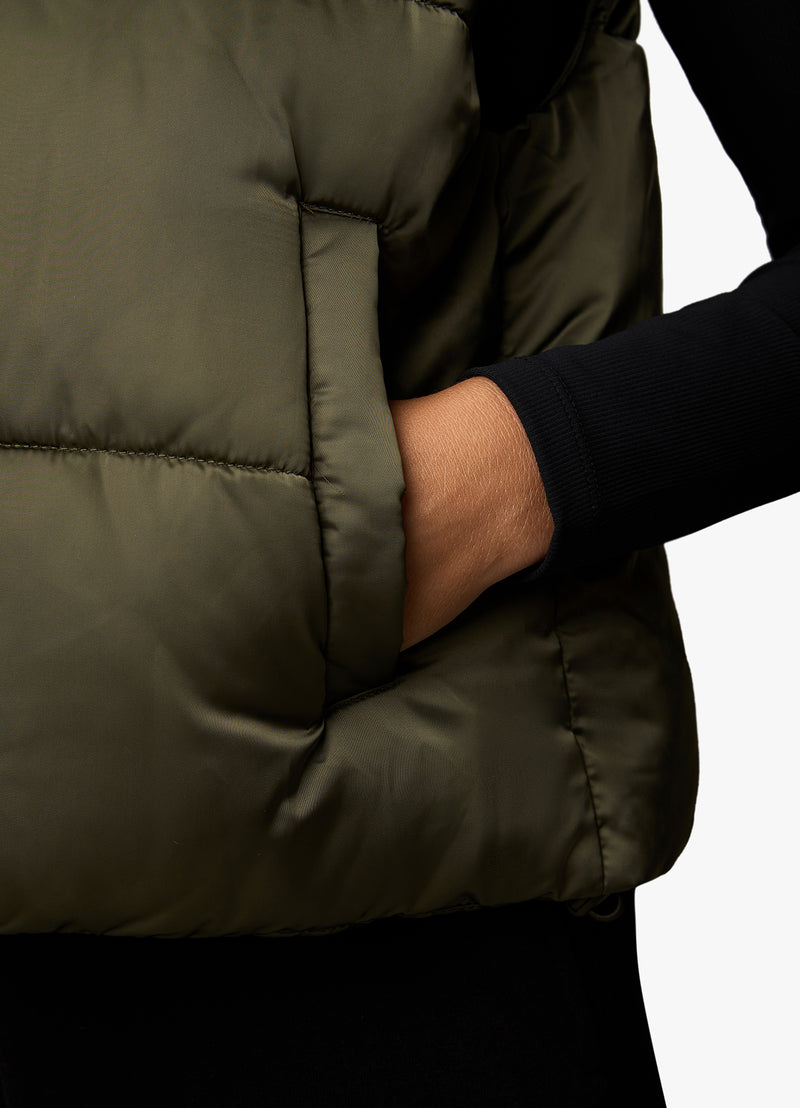 Gym King Ultra Gilet - Irridescent Khaki