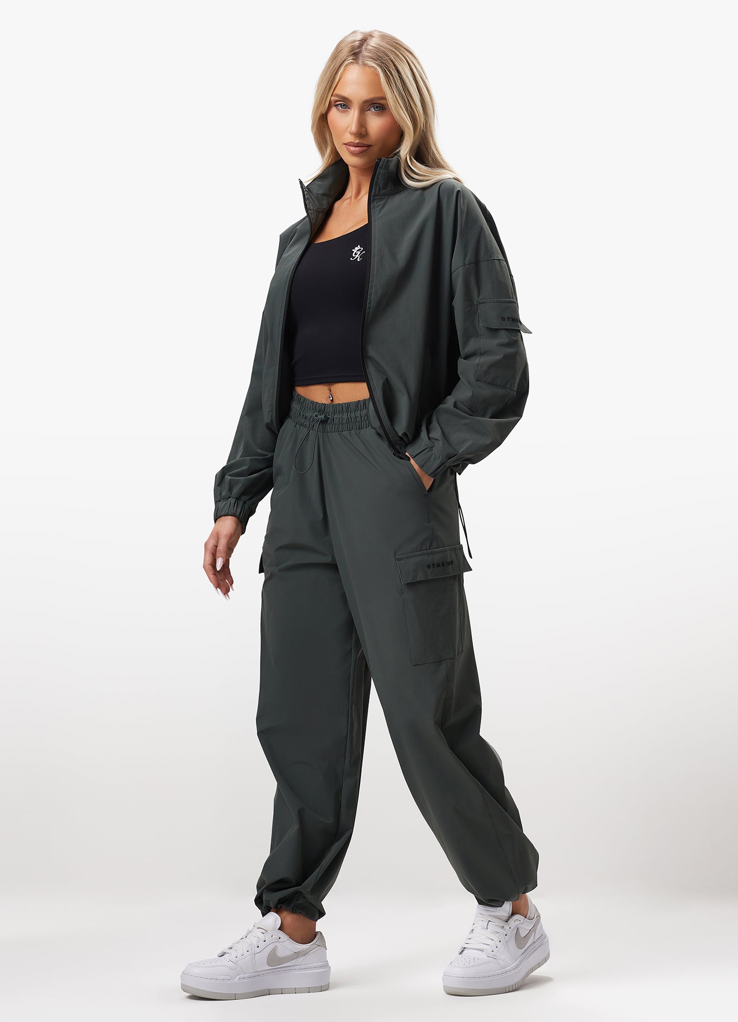 Gym King Woven Utility Cargo Pant - Green Smoke – GYM KING