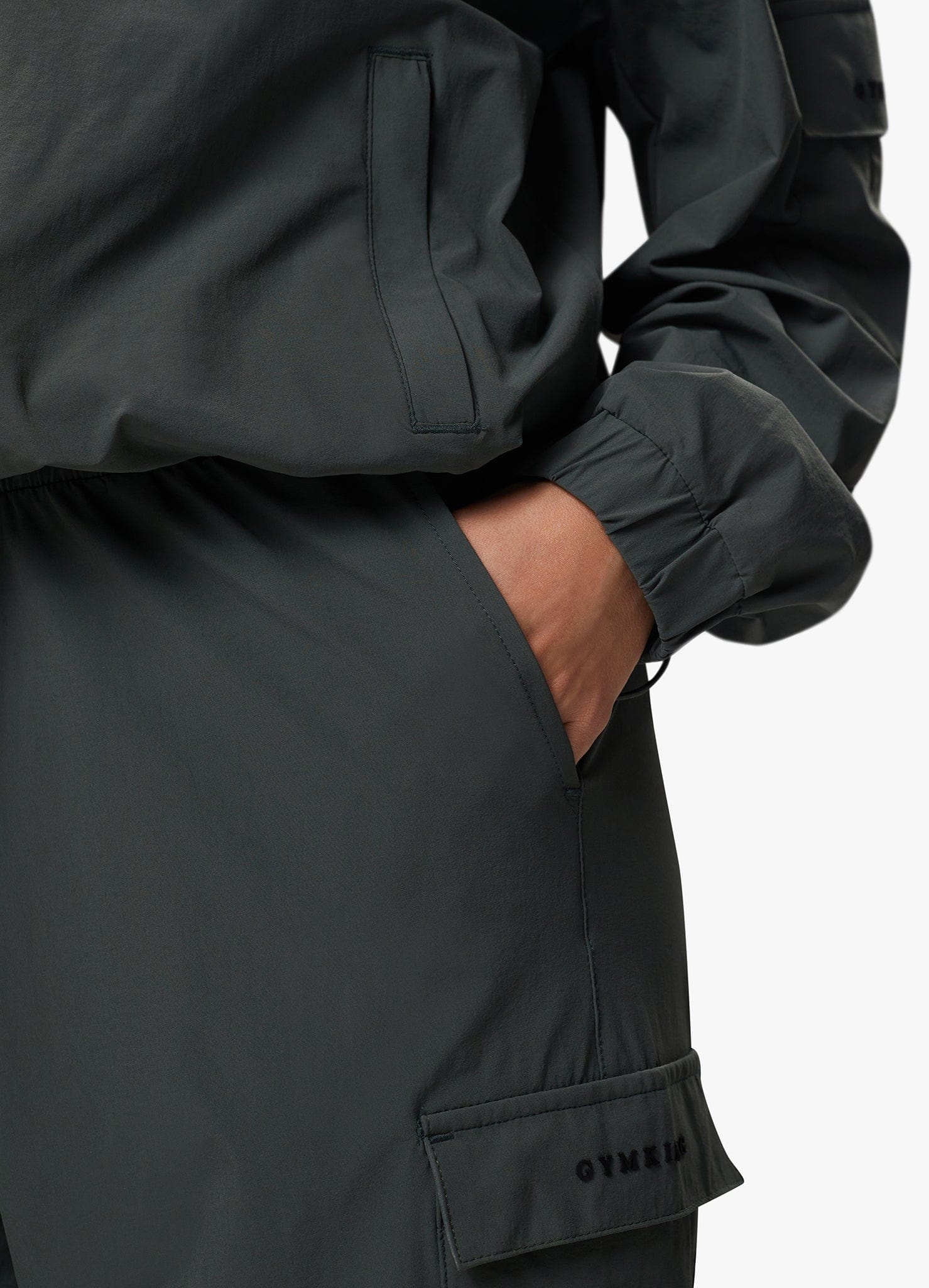Gym King Woven Utility Cargo Pant - Green Smoke