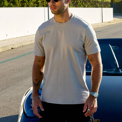 Gym King Signature Tee - Grey Mink