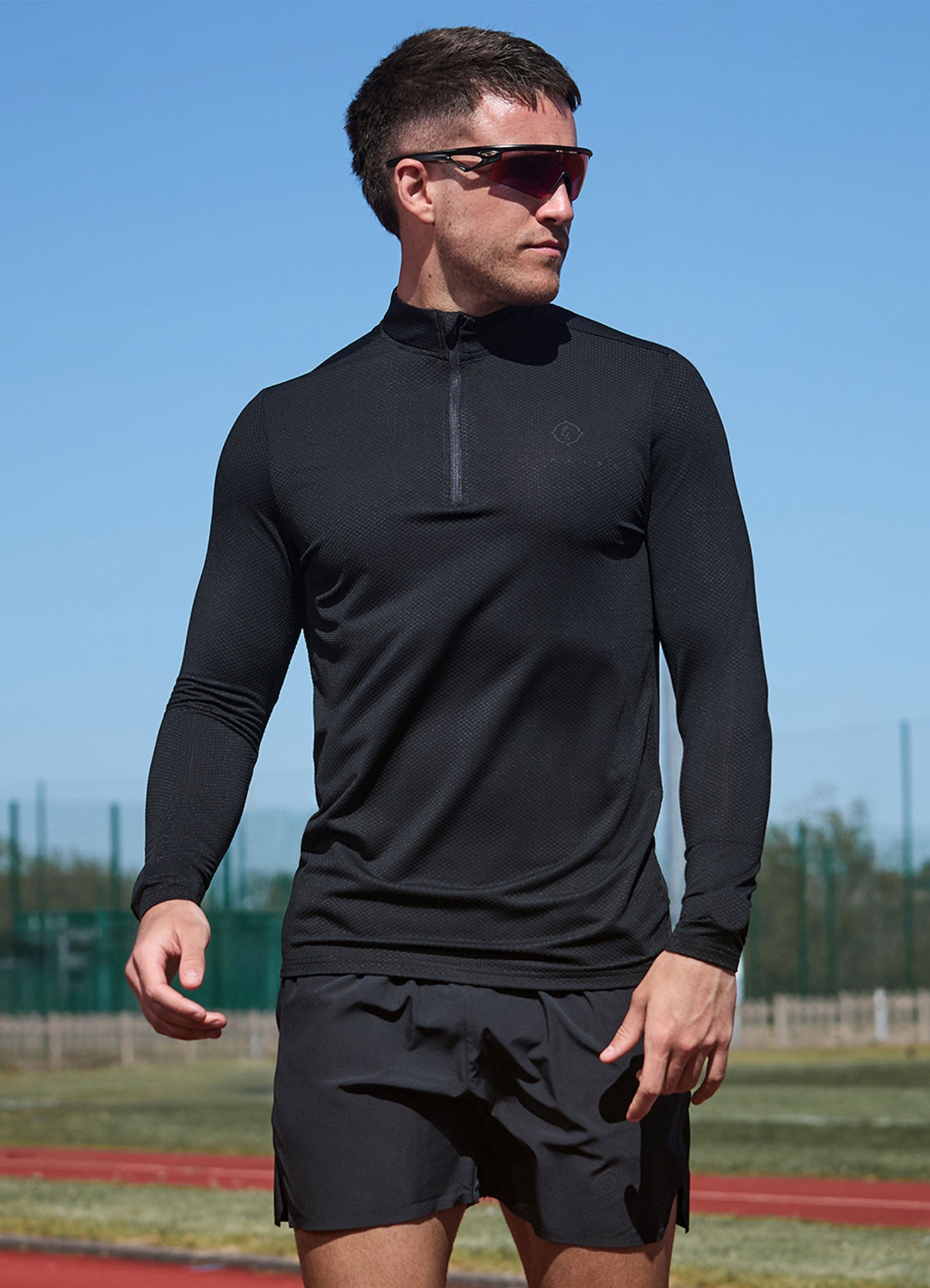 Gym King Rebellion Rogue 1/4 Zip - Black