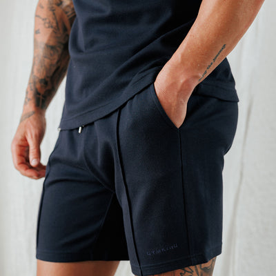 Gym King Portals Texture Short - Navy