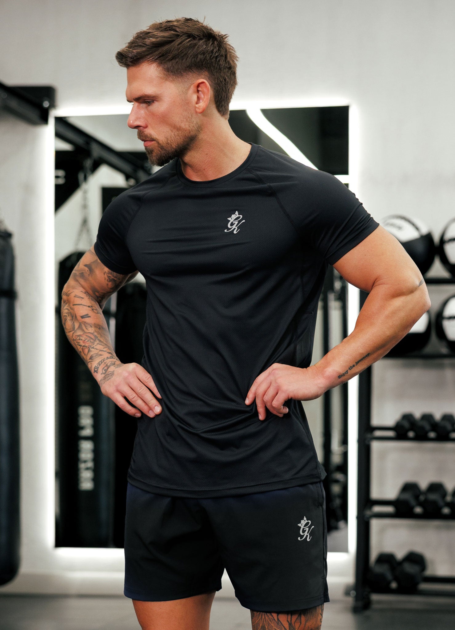 Gym King Energy Tee - Black