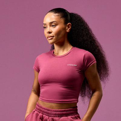 Gym King 365 Fitted Tee - Berry