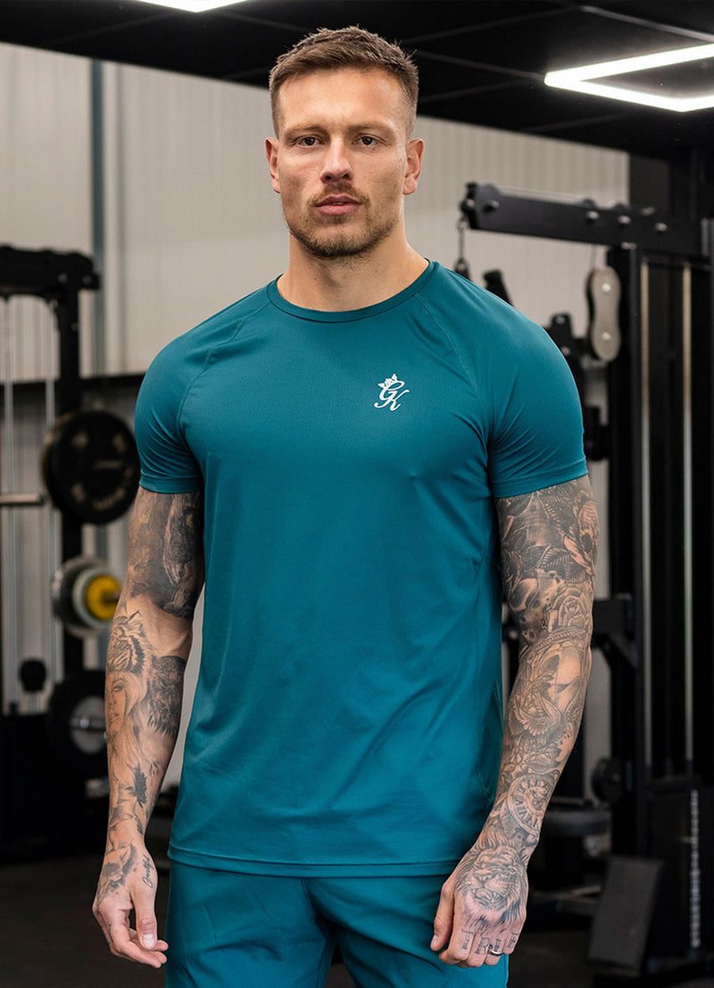 Gym King Energy Tee - Deep Pine