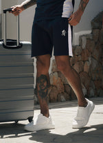 Gym King Contrast Panel Short - Navy/White thumbnail