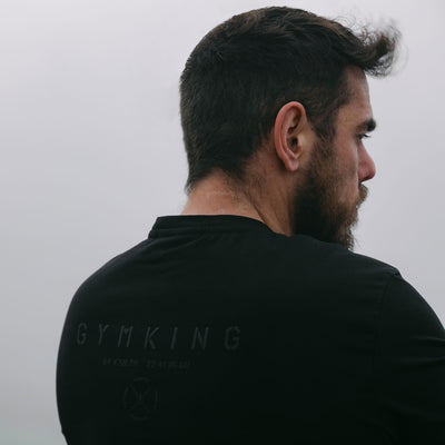 Gym King Stoic Esja Jersey Tee - Volcanic Black