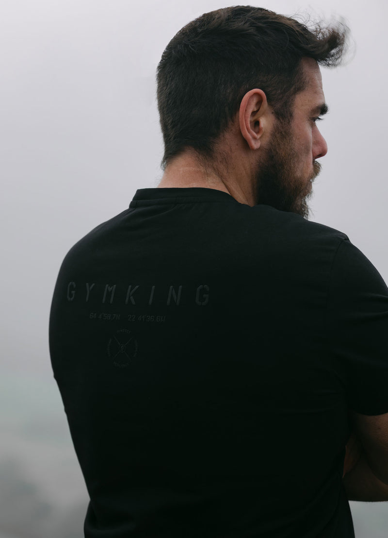 Gym King Stoic Esja Jersey Tee - Volcanic Black