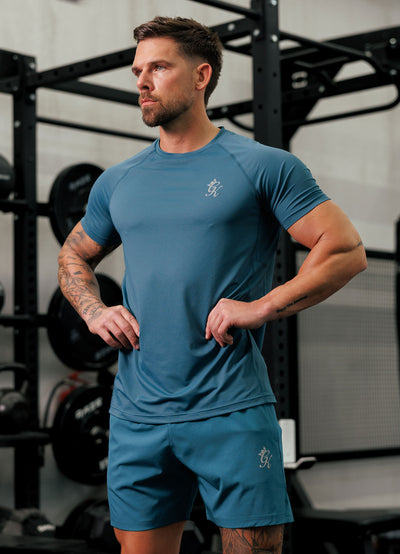 Gym King Energy Tee - Storm Teal