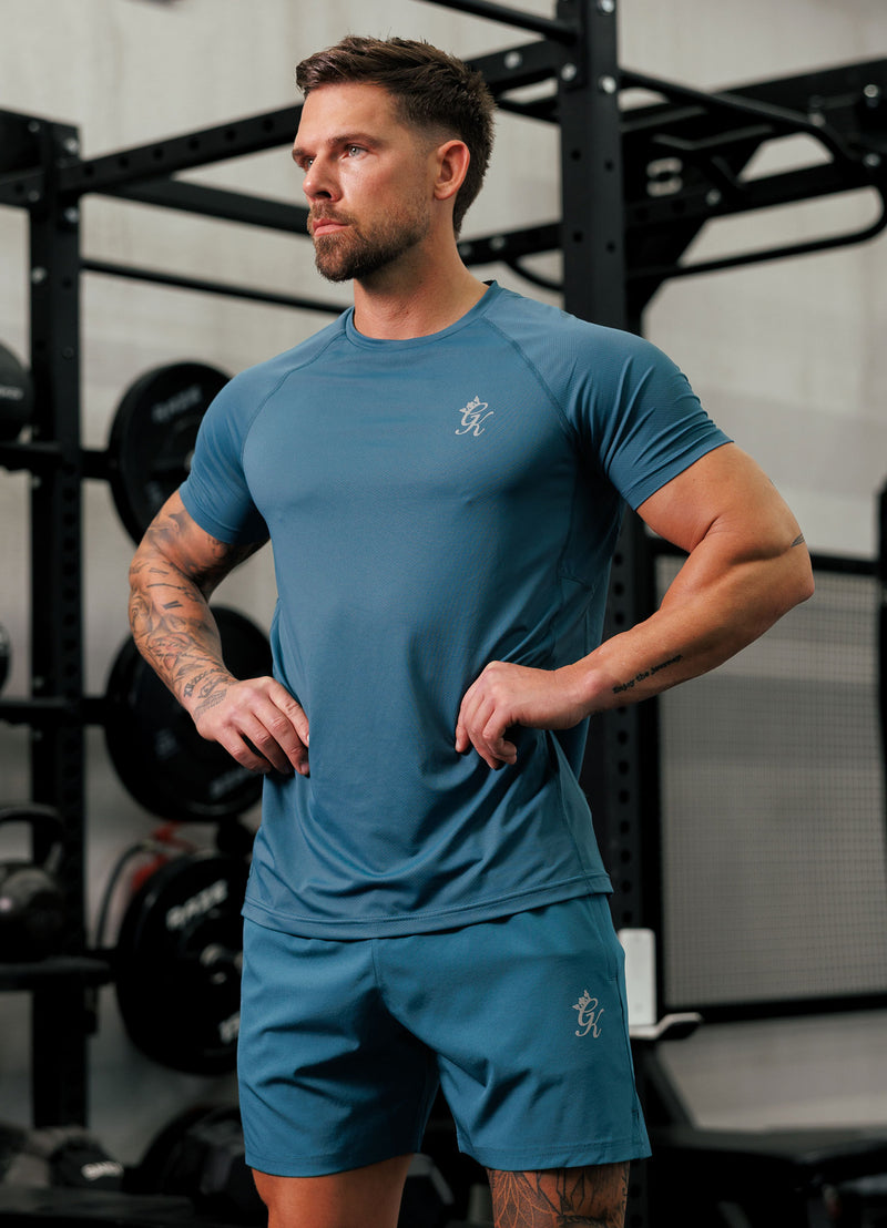 Gym King Energy Tee - Storm Teal