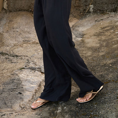 Gym King Signature Woven Paper Bag Trousers - Black