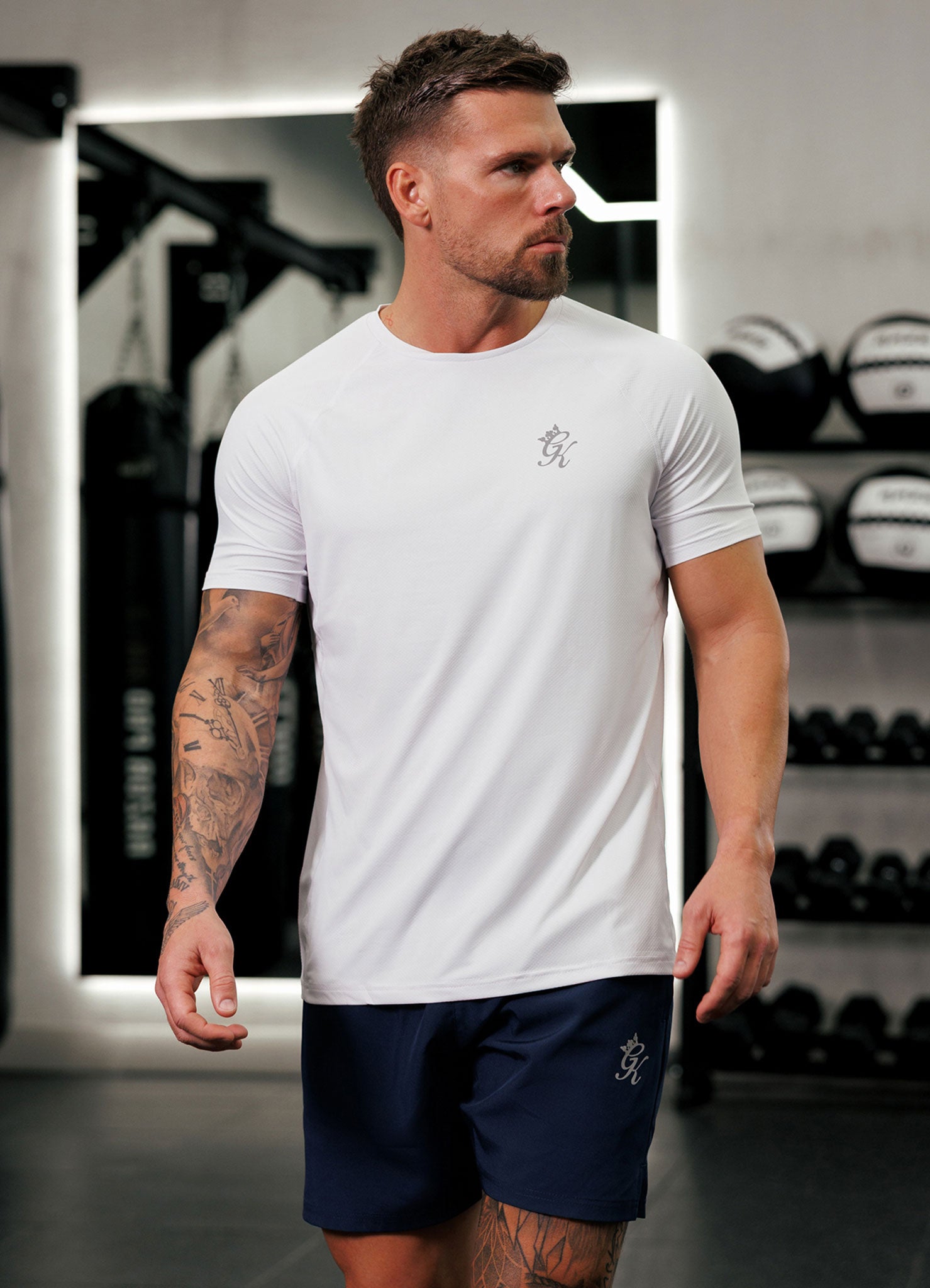 Gym King Energy Tee - White